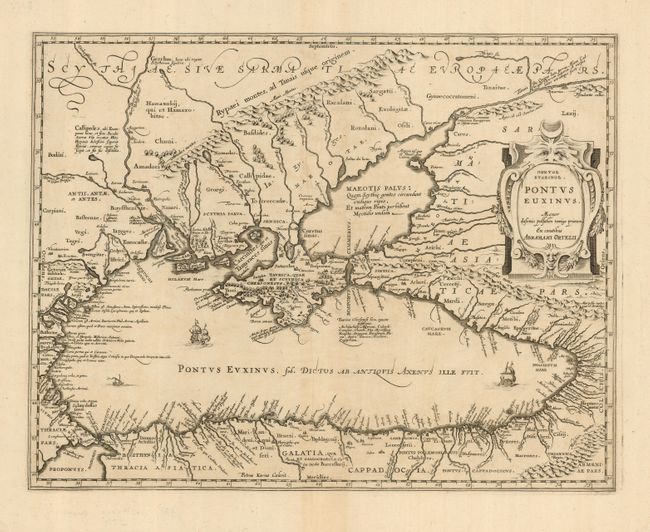 Antique Map Chart: - Pontus Euxinus Aequor Iasonio Pulsatum Remige Primum