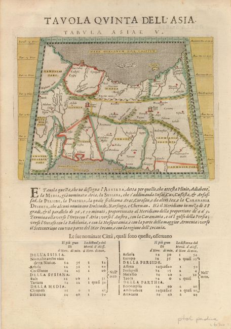 Old World Auctions Auction 124 Lot 624 Tabula Asiae V