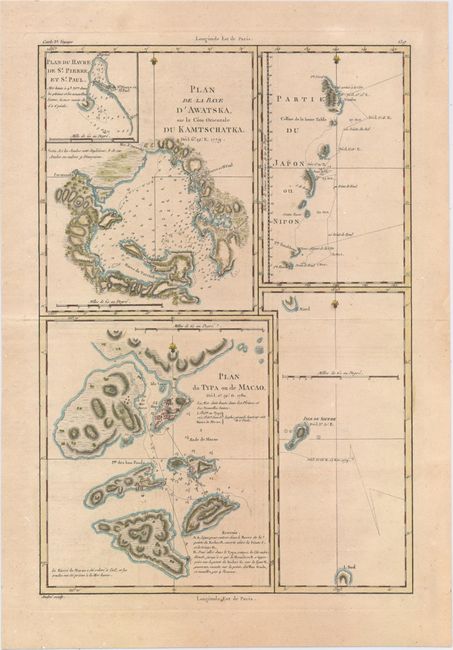 Old World Auctions Auction Lot Plan De La Baye D Awatska