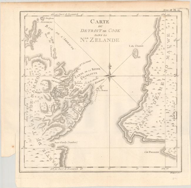 Old World Auctions Auction 185 Lot 736 Carte Du Detroit De Cook