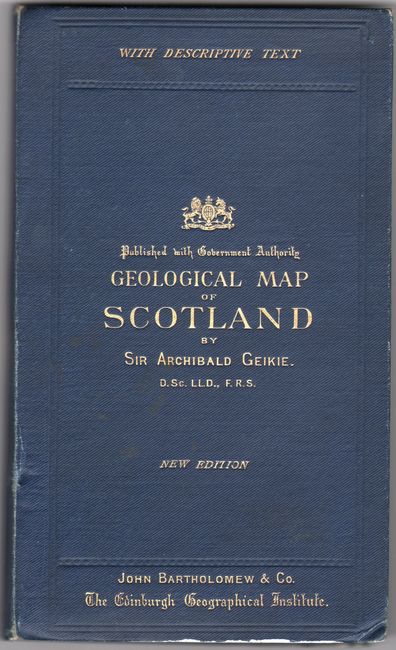 Old World Auctions Auction 194 Lot 421 Geological Map Of Scotland