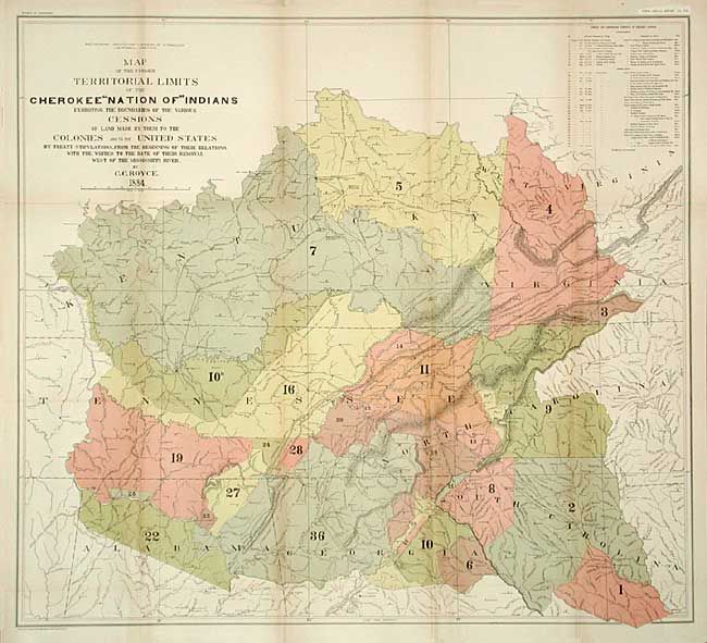 Antique map chart: - [Pair] Map of the Former Territorial Limits of the ...