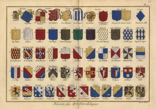 Old World Auctions - Auction 103 - Lot 565 - [Lot of 4] Blason ou Art ...