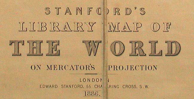 Old World Auctions - Auction 105 - Lot 41 - Stanford's Library Map Of ...