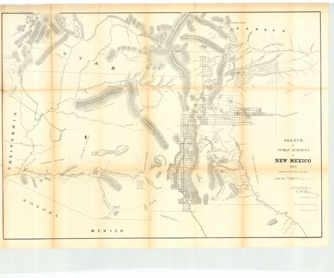 Old World Auctions - Auction 107 - Lot 153 - Sketch of Public Surveys ...