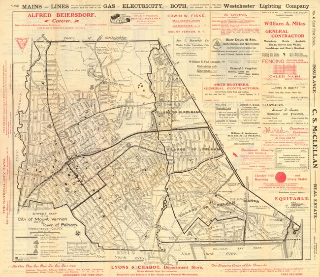 Old World Auctions - Auction 115 - Lot 271 - Street Map of the City of ...