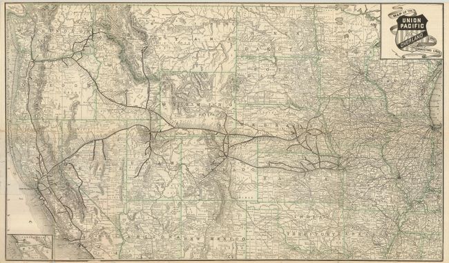 Old World Auctions - Auction 124 - Lot 181 - Map of the Union Pacific ...