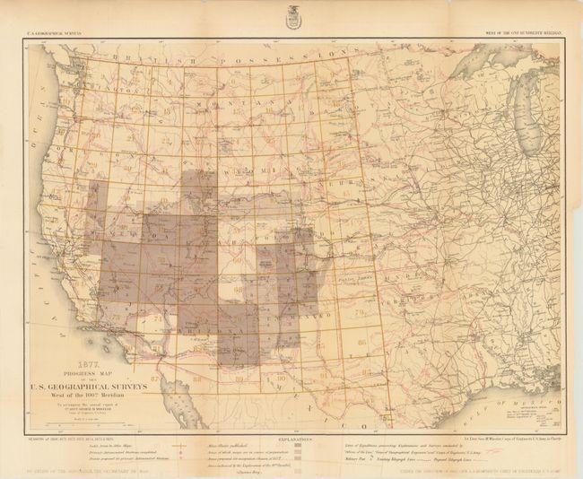 Old World Auctions - Auction 134 - Lot 210 - [Lot of 7] Progress Map of ...