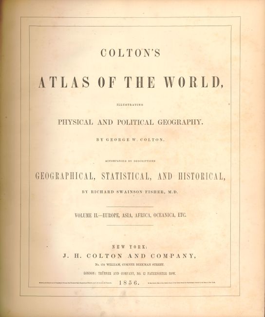 Old World Auctions - Auction 135 - Lot 776 - Colton's Atlas of the ...