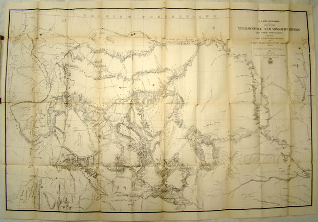 Old World Auctions - Auction 137 - Lot 256 - Map of the Yellowstone and ...