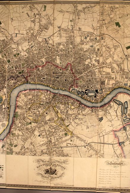 Old World Auctions - Auction 139 - Lot 411 - Map of London, from an ...