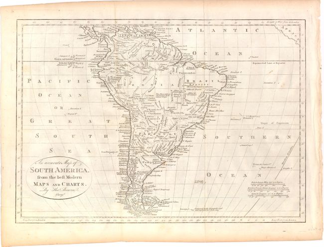 Old World Auctions - Auction 141 - Lot 334 - An Accurate Map of South ...