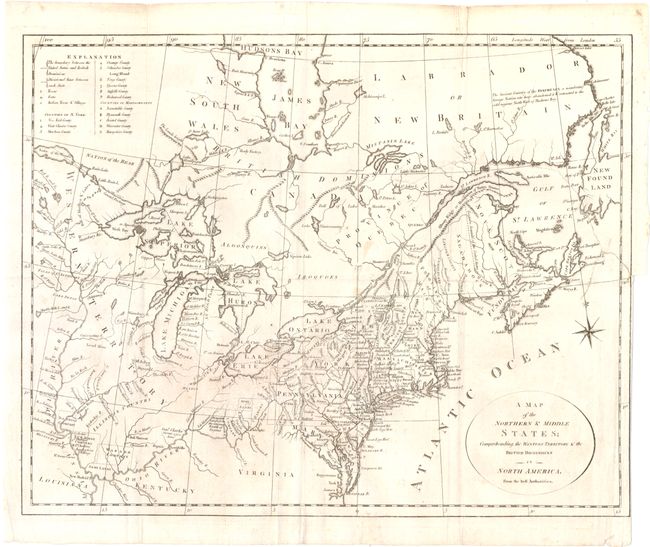 Old World Auctions - Auction 143 - Lot 164 - A Map of the Northern ...