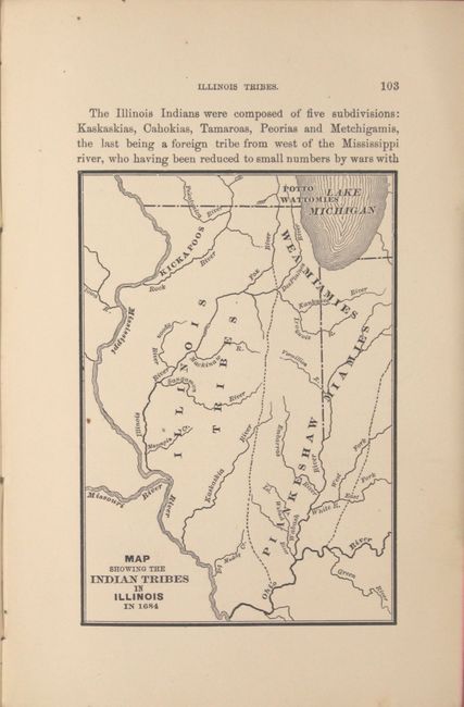 Old World Auctions - Auction 149 - Lot 239 - Historical Map of Illinois 