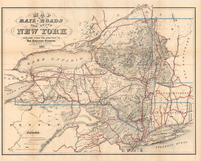 Old World Auctions - Auction 152 - Lot 231 - [Lot of 2] Map of the Rail ...