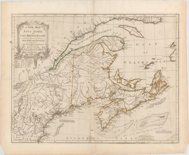 Old World Auctions - Auction 158 - Lot 79 - A New Map of Nova Scotia ...