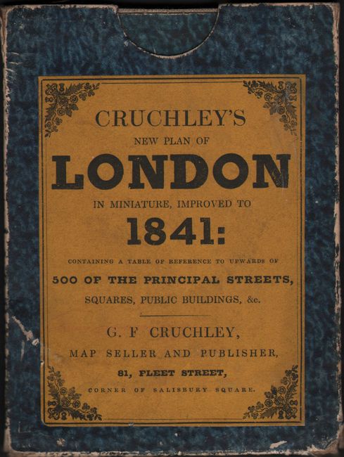 Old World Auctions Auction 159 Lot 414 Cruchleys New Plan Of