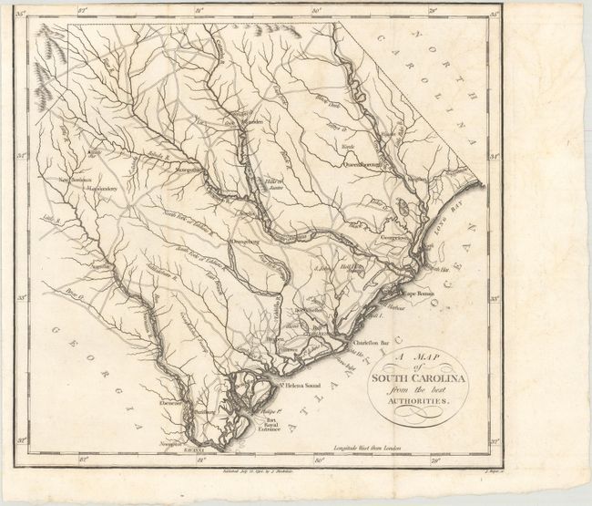 A Map of South Carolina from the Best Authorities