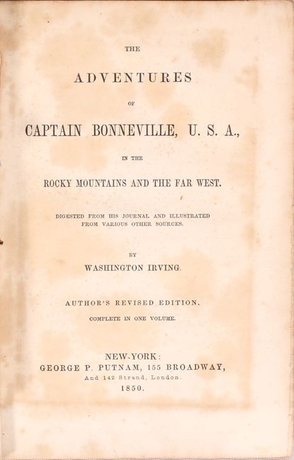 Old World Auctions - Auction 170 - Lot 203 - Map to Illustrate Capt ...