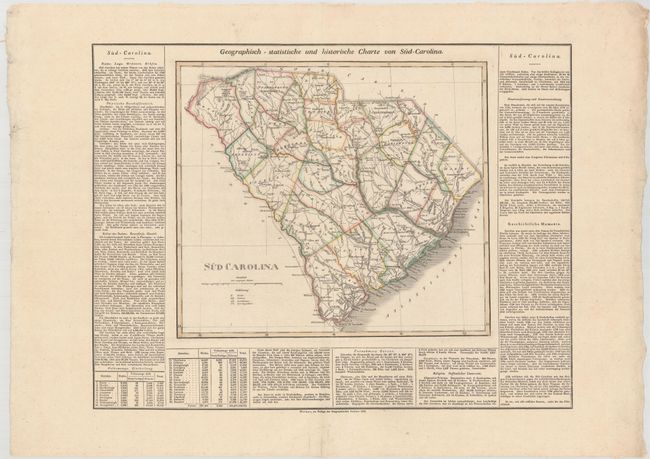 Geographisch-Statistische und Historische Charte von Sud-Carolina