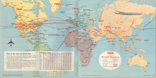 Old World Auctions - Auction 176 - Lot 19 - [Lot of 3 - TWA Flight ...