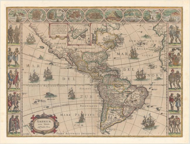 Old World Auctions - Auction 176 - Lot 42 - Americae Nova Tabula