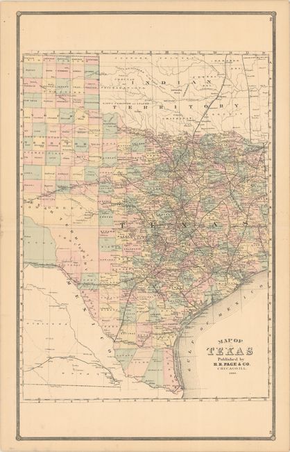 Old World Auctions - Auction 187 - Lot 278 - Map of Texas