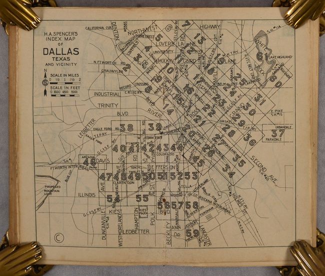 H. A. Spencer's Street Guide and Index of Dallas, Texas