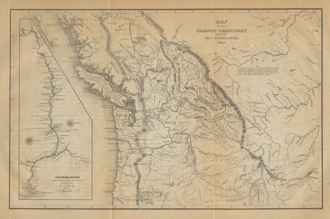 Old World Auctions - Auction 94 - Lot 123 - Map of the Oregon Territory ...